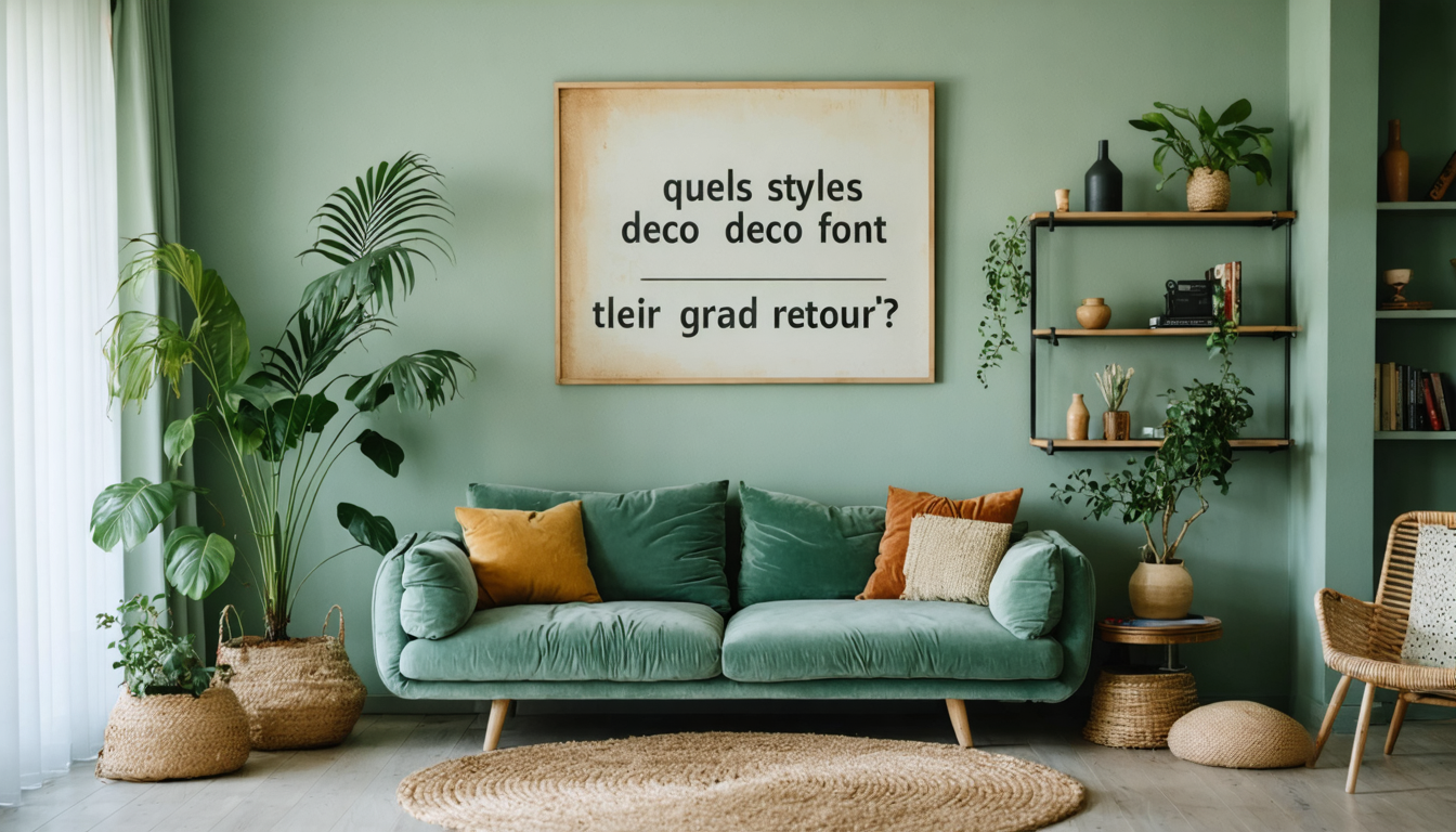 découvrez les styles déco qui reviennent en force cette saison et apportez une touche tendance à votre intérieur.
