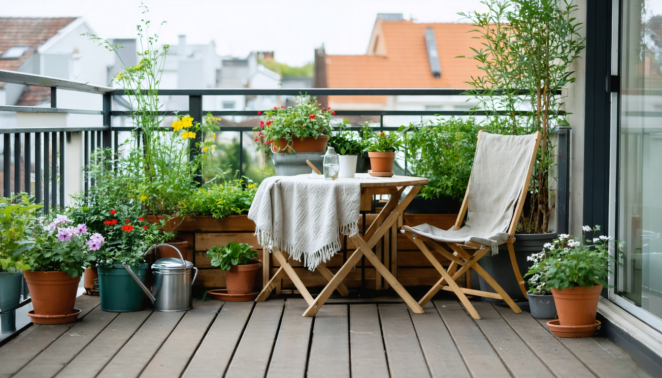 découvrez nos conseils pratiques pour aménager un balcon à la fois fonctionnel et esthétique, en optimisant l'espace et en choisissant la décoration idéale.